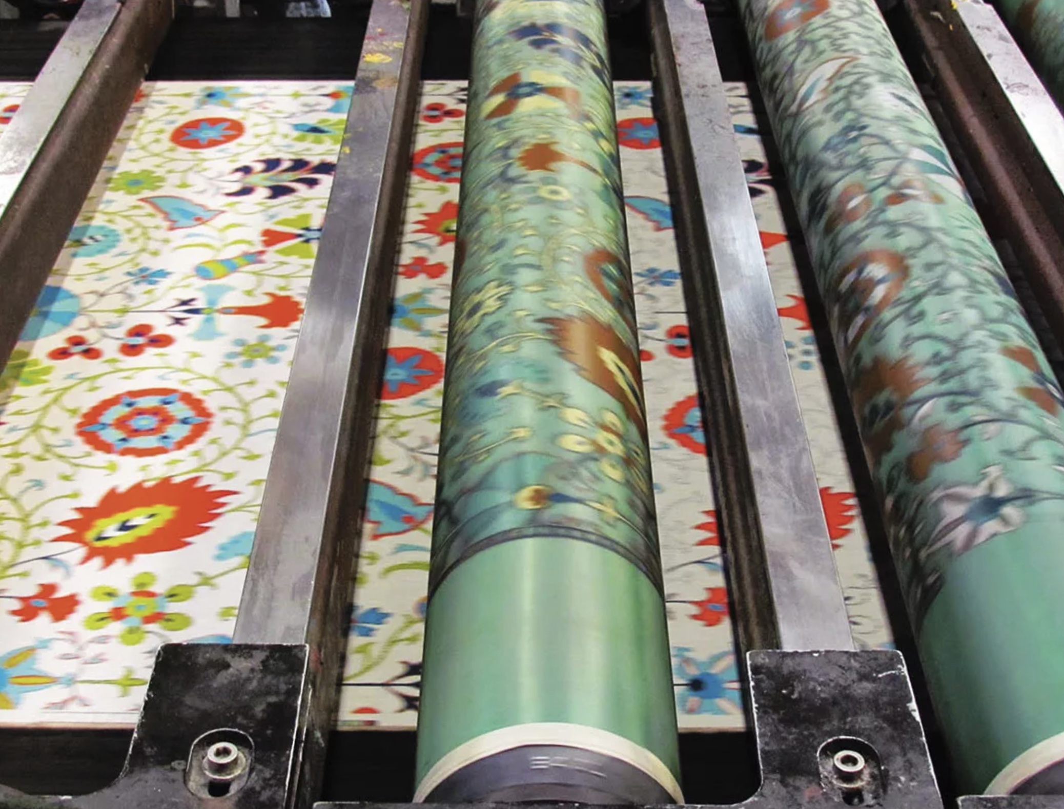 Ротационная печать на ткани